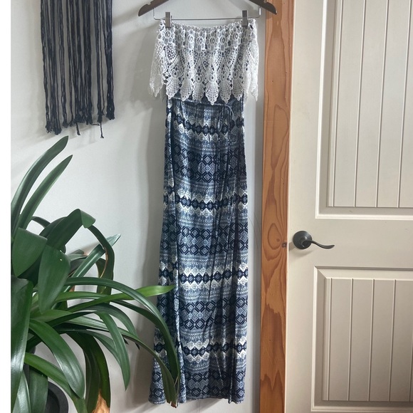 🔸 Streetwear Society 🔸 strapless maxi dress - Picture 2 of 7